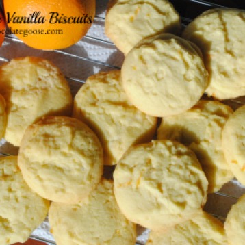 Orange Vanilla Biscuits